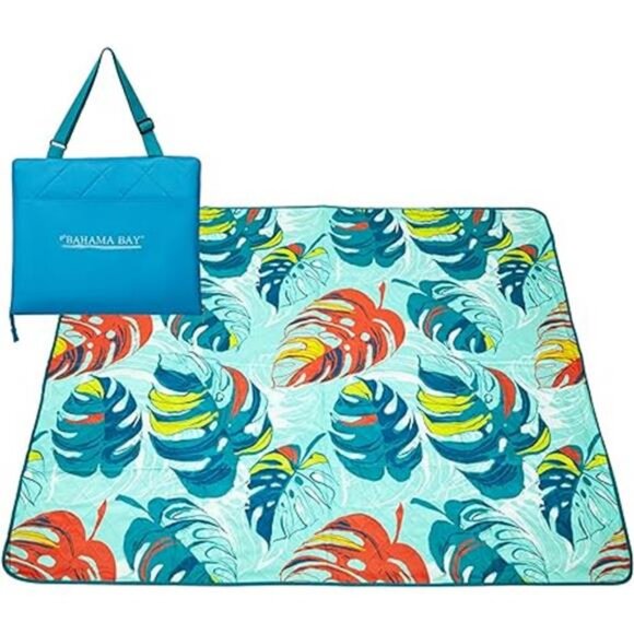 Beach Blanket Waterproof Sandproof Picnic Blankets Foldable Beach Mat Sand Free - Picture 7 of 7